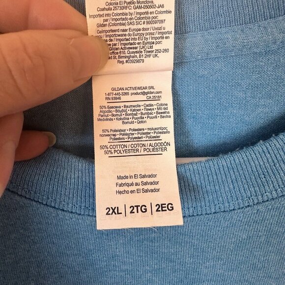 Unisex 2X Arizona State Birding T Shirt Teal Blue Nature Bird Outdoor Lover - Picture 4 of 7